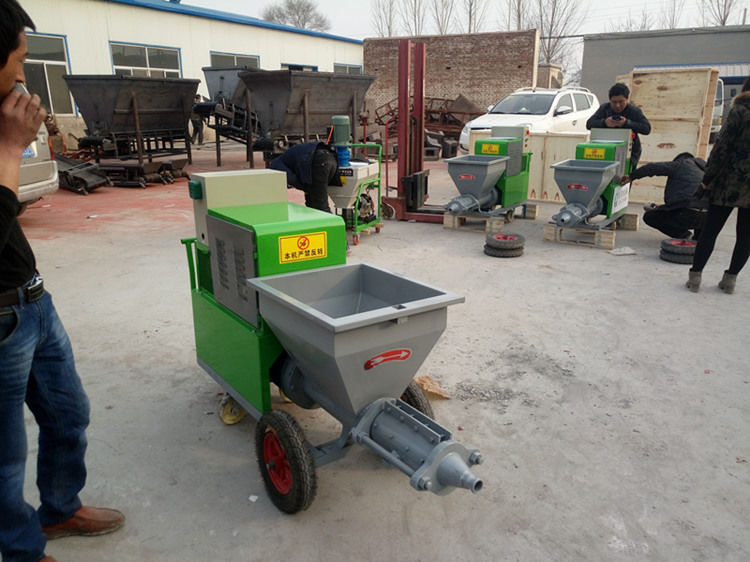 水泥砂漿噴涂機(jī)  螺桿式砂漿噴涂機(jī)  房產(chǎn)內(nèi)外水泥噴涂機(jī)