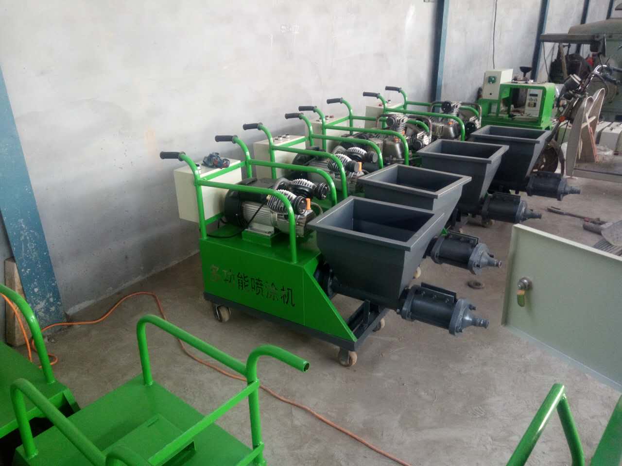 水泥砂漿噴涂機(jī) 工地工程房屋水泥噴槍噴涂機(jī)
