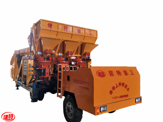鄭州建特丶自動(dòng)混凝土噴漿車_自動(dòng)上料噴漿機(jī)-混凝土噴漿機(jī)