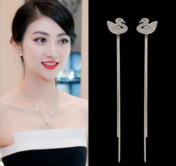 長(zhǎng)款天鵝流蘇耳環(huán)，流蘇耳環(huán)廠家，流蘇耳環(huán)供應(yīng)商，流蘇耳環(huán)搭配，流蘇耳環(huán)價(jià)格，流蘇耳環(huán)款型，流蘇耳環(huán)直銷，流蘇耳環(huán)圖片