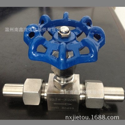 J23W-160P不銹鋼304材質(zhì)DN10焊接式針型閥 高壓截止閥廠家直銷