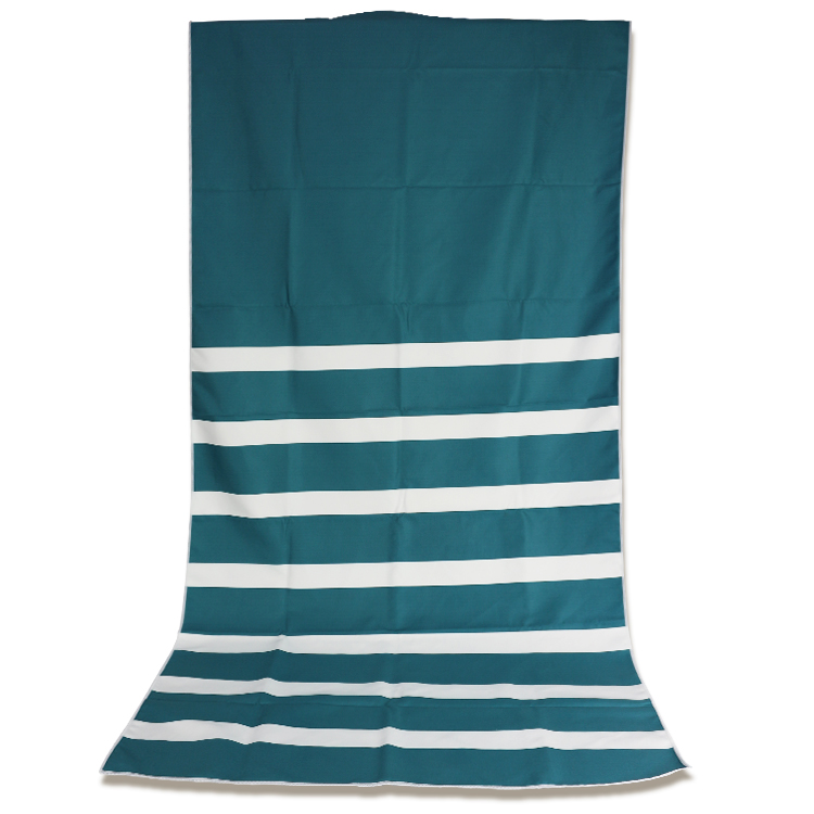 隆利工廠直營批發(fā) 外貿(mào)定制超細纖維雙面印花繡花毛巾LOGO 運動毛巾