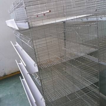 加粗加密立式4層8籠位鍍鋅雛雞籠