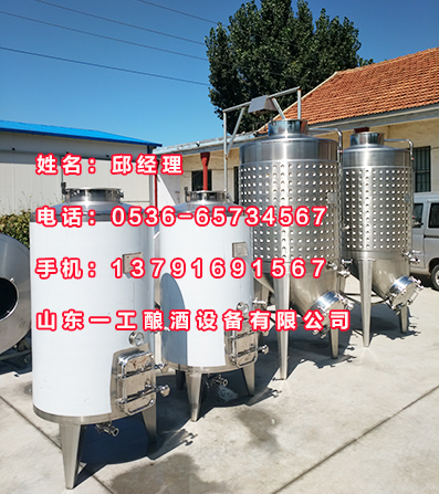 成套果酒釀酒設備 啤酒發(fā)酵罐