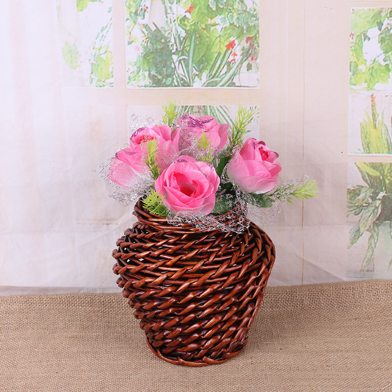 山東柳編花瓶的應用場景