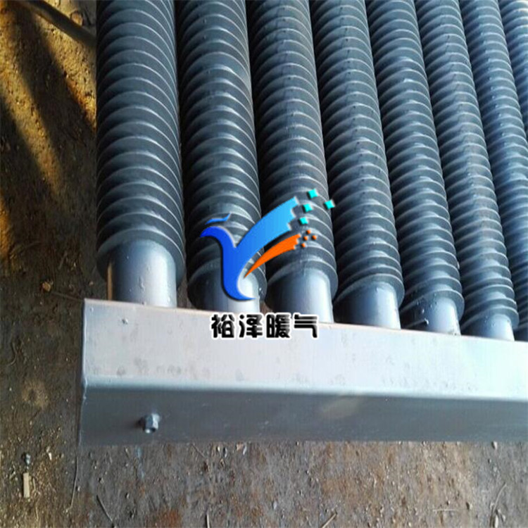 鋼制繞翅暖氣片 工程鋼制高頻焊翅片管對(duì)流散熱器 廠家直銷 翅片管暖氣片