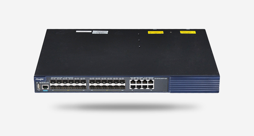 銳捷睿易RG-S5750-24SFP/12GT安全多業(yè)務(wù)高性能萬兆交換機
