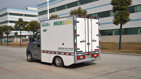 河南森源3噸純電動(dòng)貨車，物流車