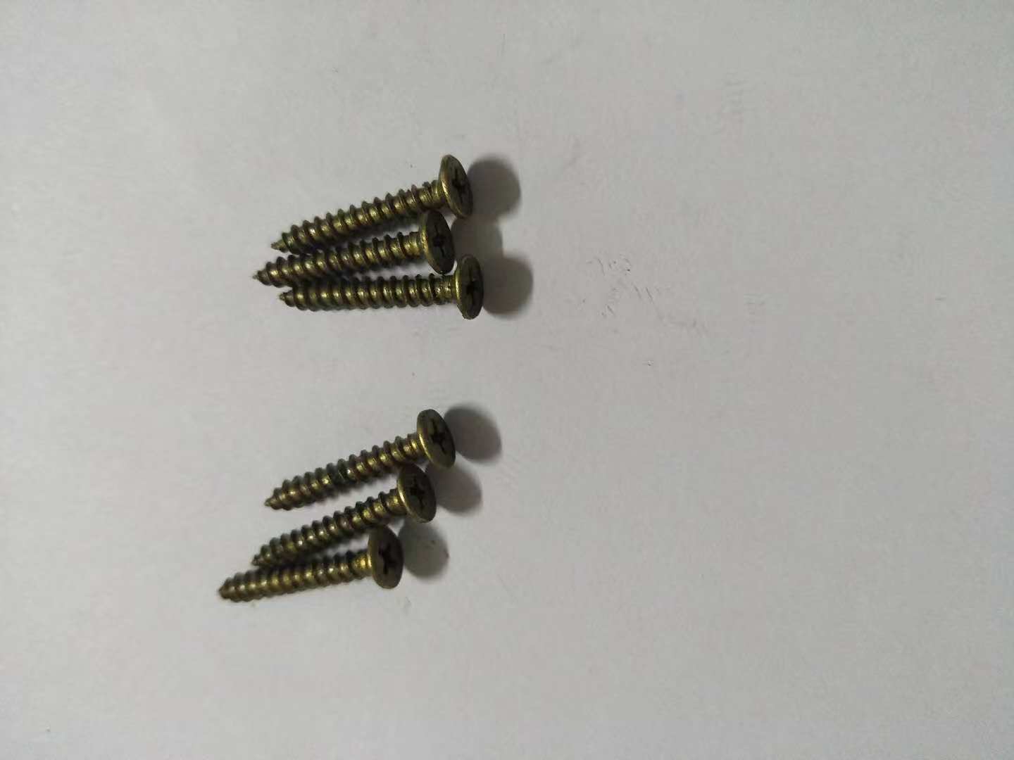 自攻黃銅防古木螺絲  自攻黃銅螺釘十字沉頭黃銅防古木螺絲家具純銅螺絲M3M8