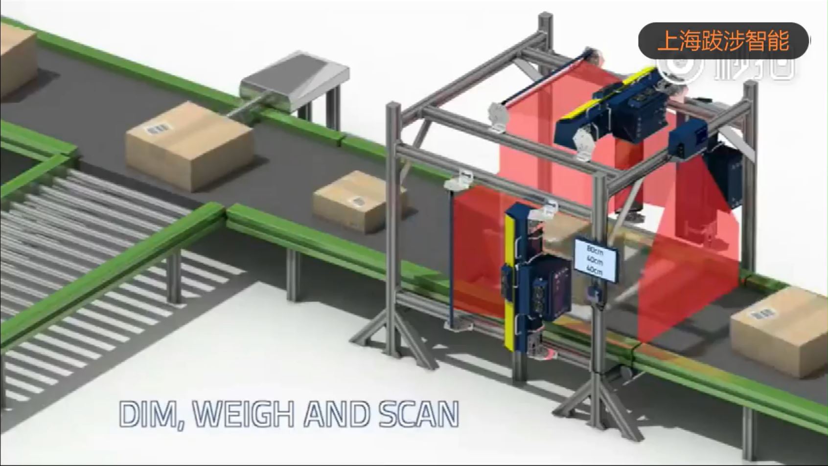 跋涉智能包裹稱重讀碼量方一體機 紙箱體積測量設(shè)備
