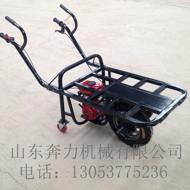 獨輪灰斗車燒油的農(nóng)用獨輪車狹窄山地運輸手推車