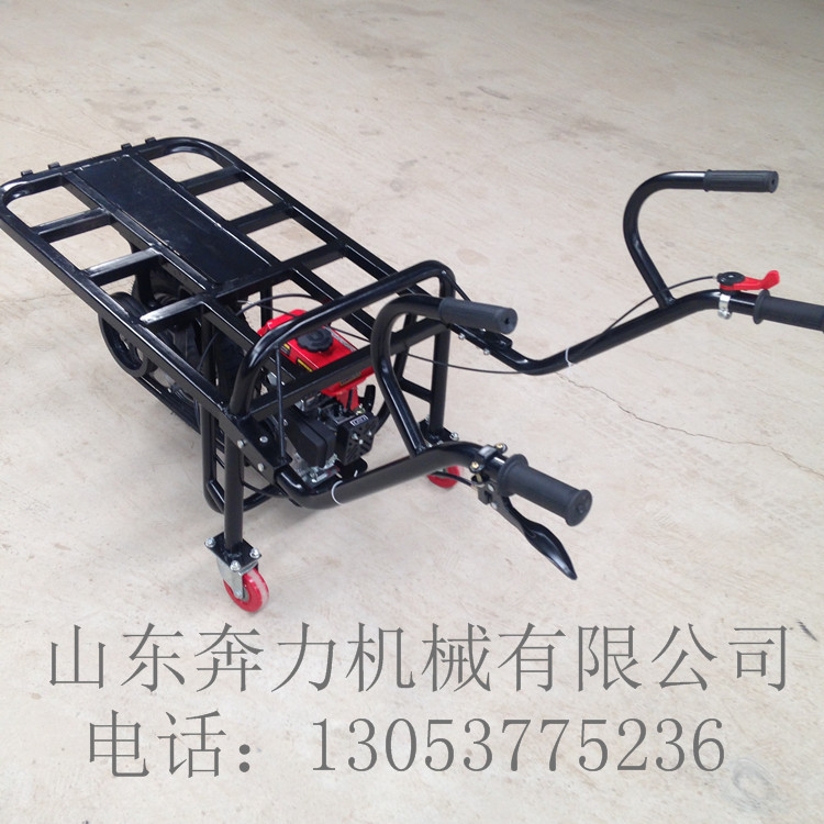 獨輪灰斗車燒油的農(nóng)用獨輪車狹窄山地運輸手推車