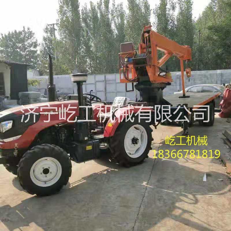 廠家直銷(xiāo)定制6噸拖拉機(jī)隨車(chē)吊改裝四驅(qū)平板吊拖拉機(jī)平板吊