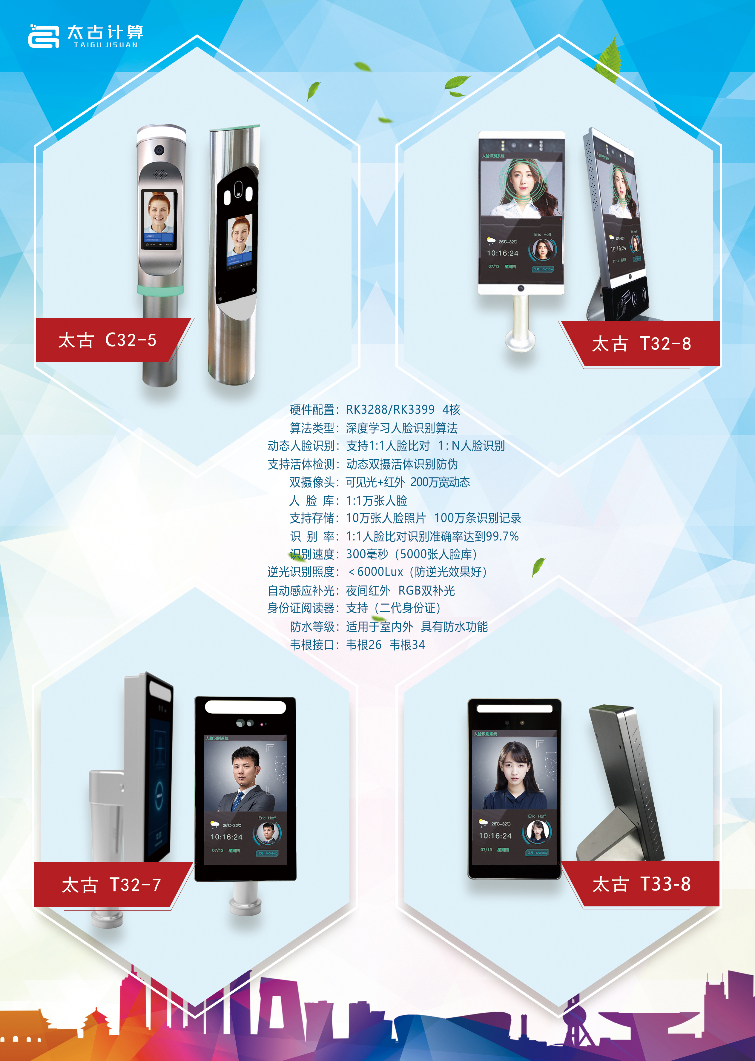太古計算人臉識別一體機(jī)