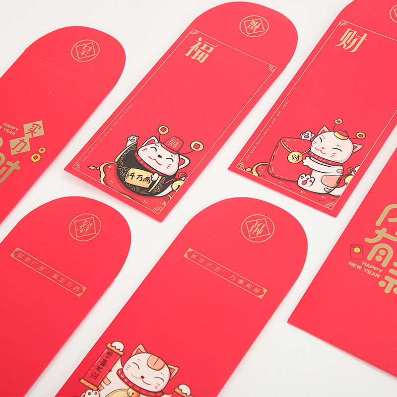 新款創(chuàng)意* 創(chuàng)意* 新年*千百元通用禮金袋大吉大利*