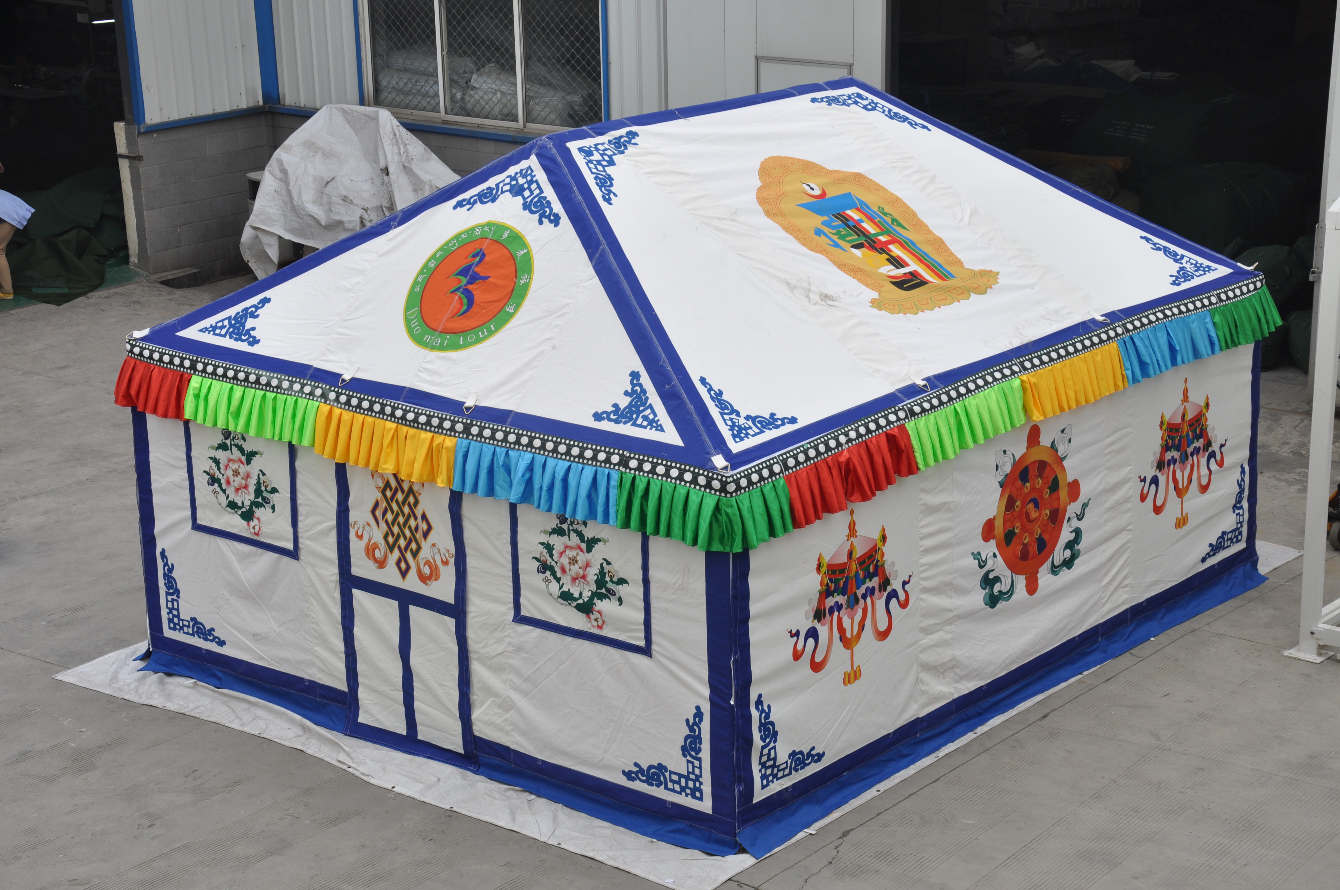 酒店式印花帳篷，定制民族帳篷，定制酒店帳篷，酒店式帳篷，民族帳篷