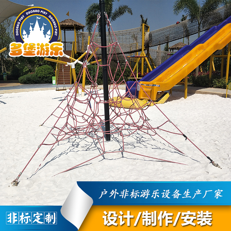 多堡游樂直銷兒童攀爬網(wǎng) 大型景區(qū)公園戶外體能爬網(wǎng) 拓展組合爬網(wǎng)