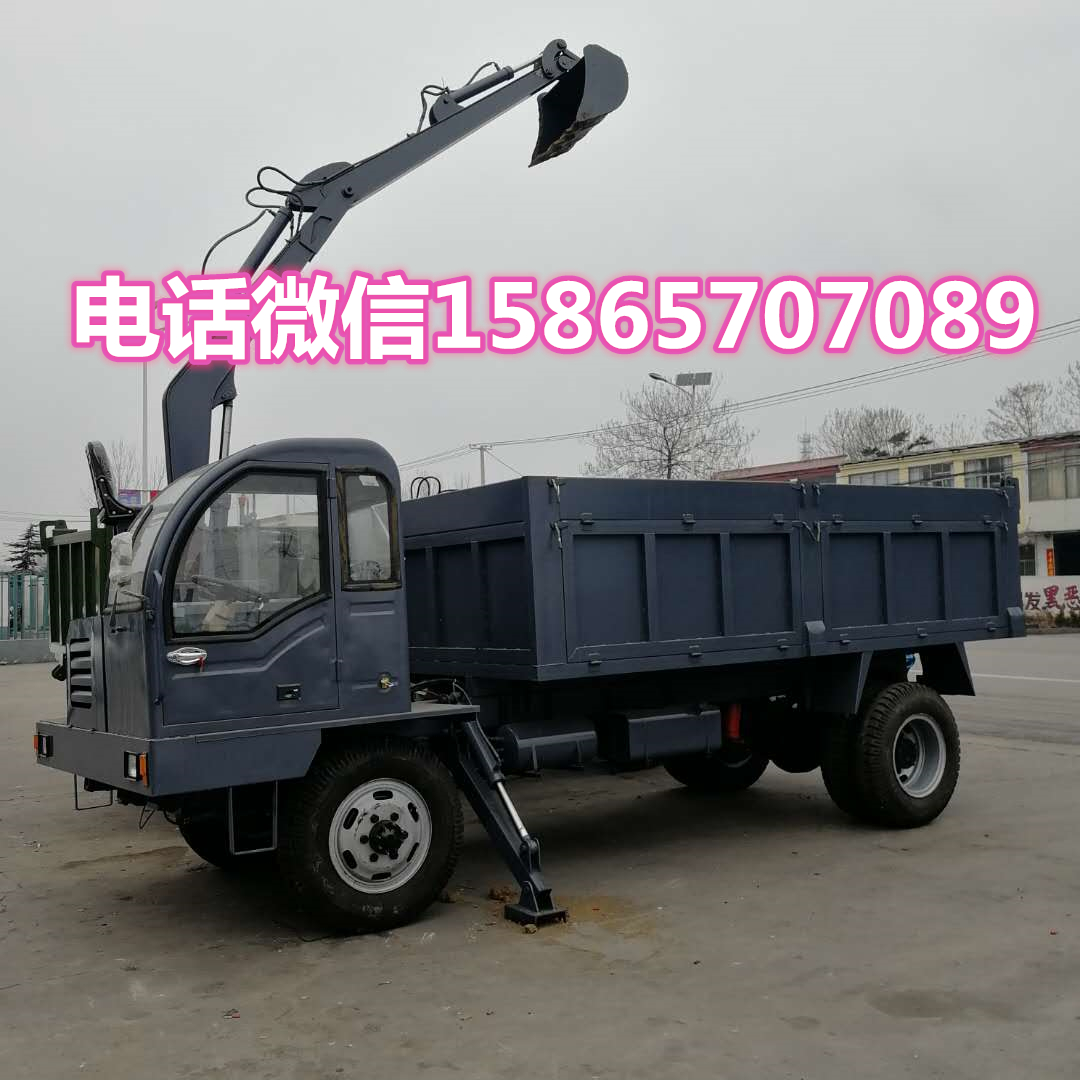 專業(yè)改裝各種四不像隨車挖 運(yùn)輸車 履帶隨車挖廠家定制