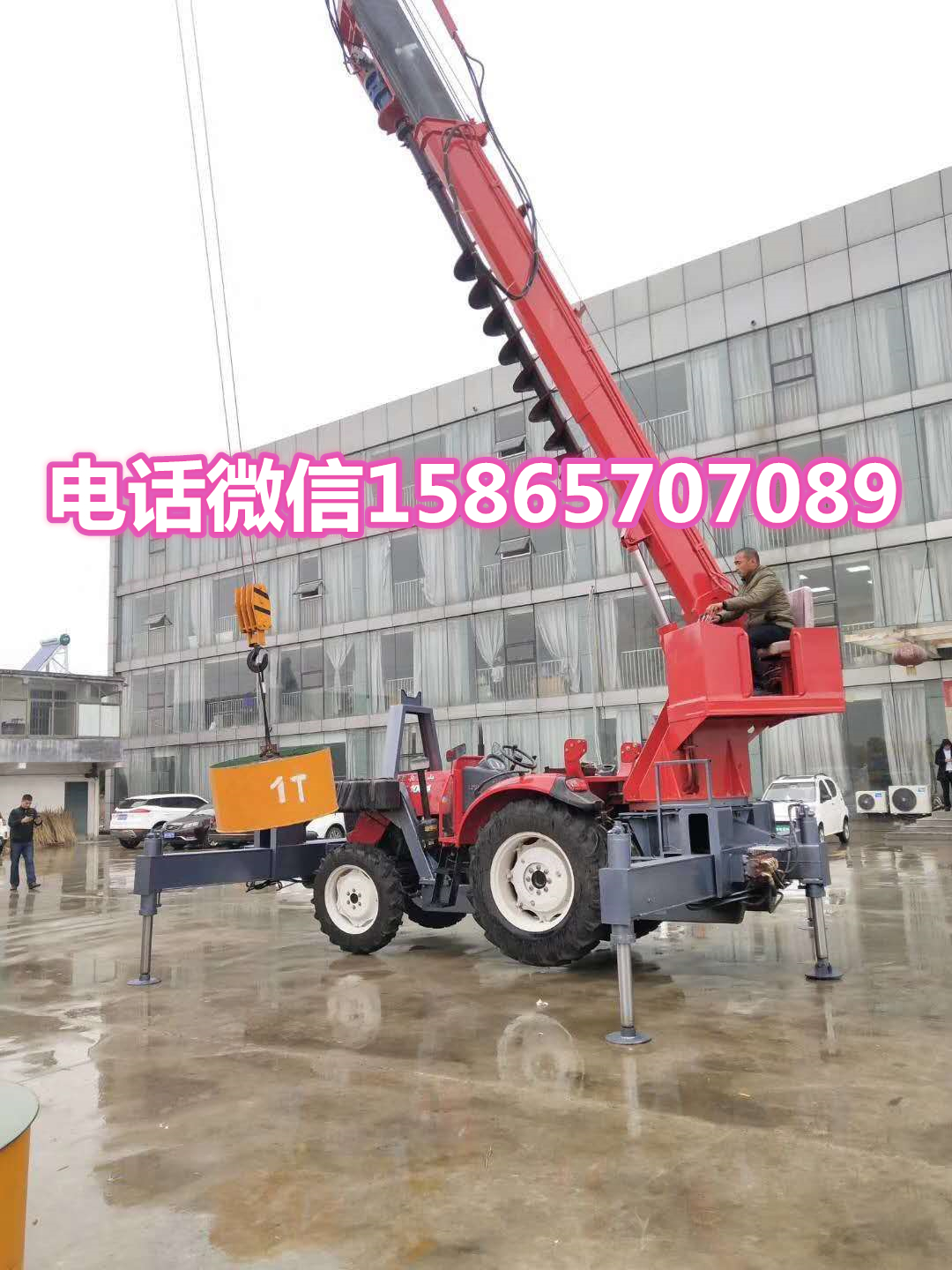 廠家供應(yīng)拖拉機(jī)小型吊車  越野式