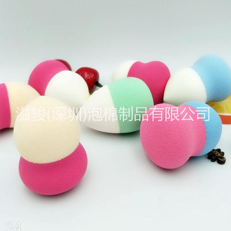 混色葫蘆粉撲 單個包裝