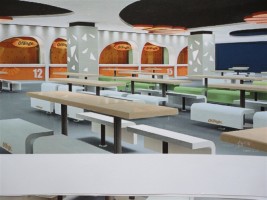 快餐桌椅，小吃店桌椅，休閑桌椅