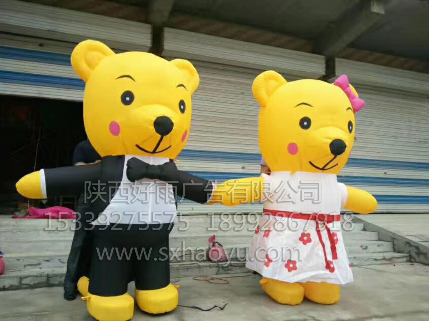 西安行走卡通氣模毛絨卡通服裝訂做|卡通人偶服裝定做