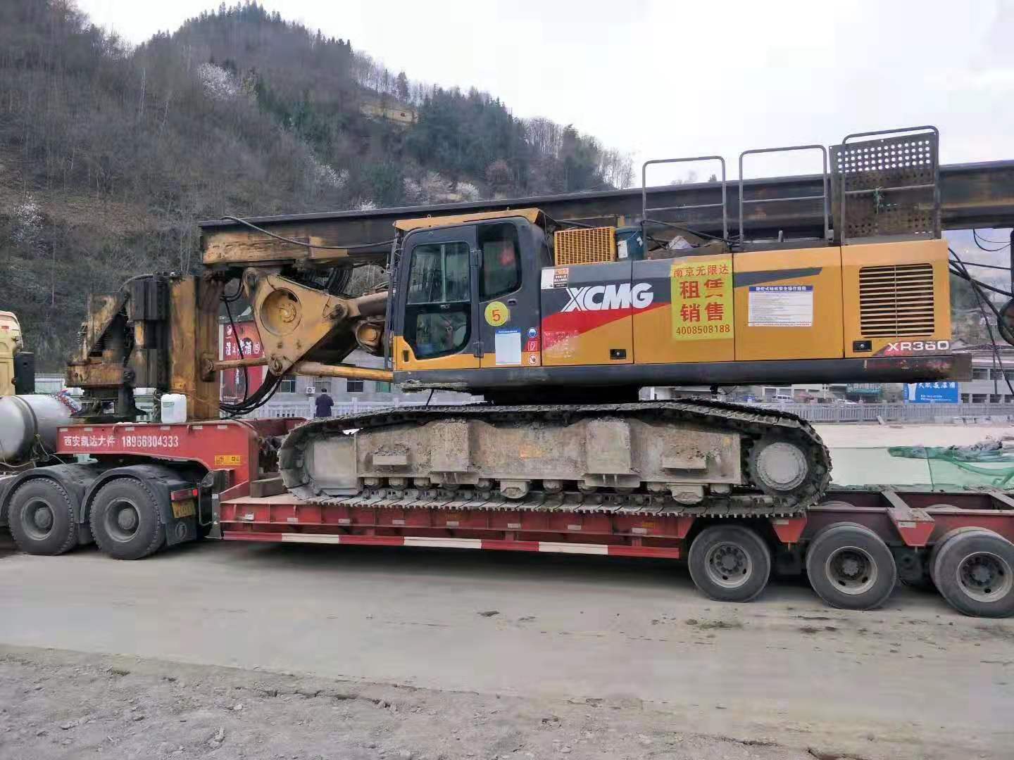 租浙江兩臺徐工400旋挖鉆機，分享解決液壓油溫高故障