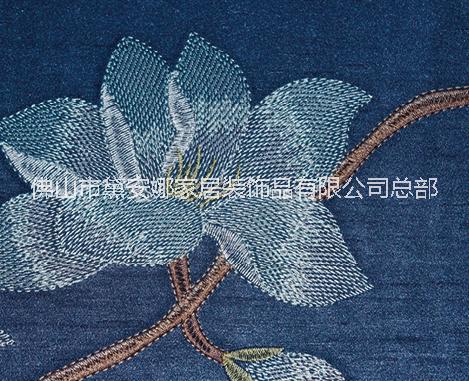 臥室床頭刺繡背景墻  皮革繡花刺繡背景墻  皮革繡花家居刺繡背景墻 皮革繡花刺繡硬包浮雕背景墻