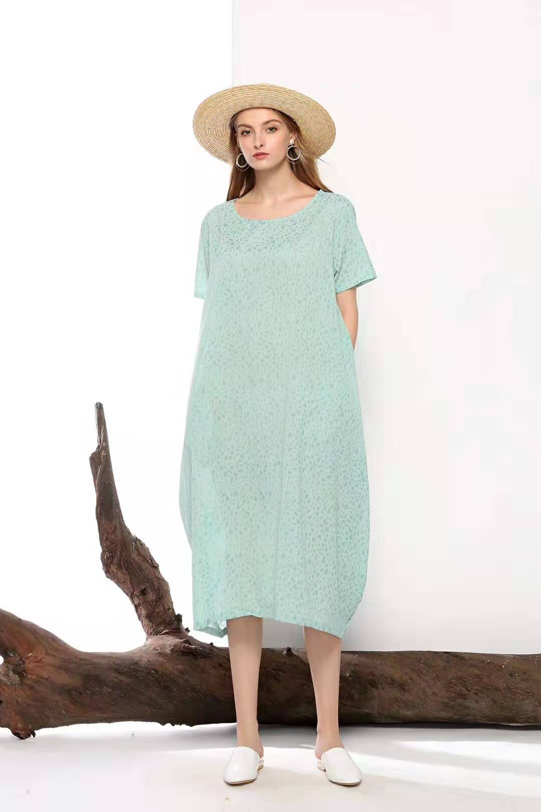 夏季新款女裝批發(fā)北京品牌尾貨氣質(zhì)中淑棉麻女裝