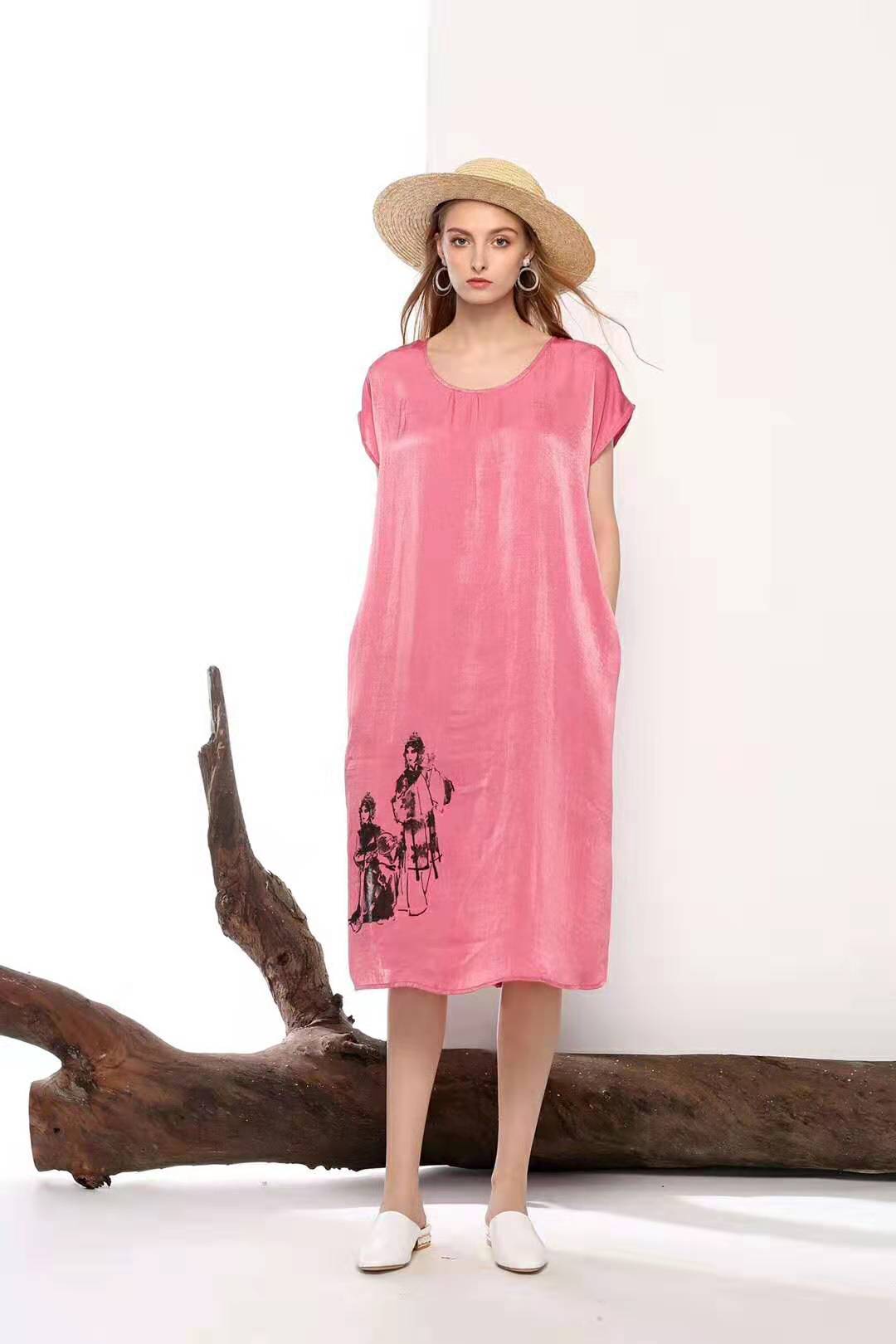 夏季新款女裝批發(fā)北京品牌尾貨氣質(zhì)中淑棉麻女裝