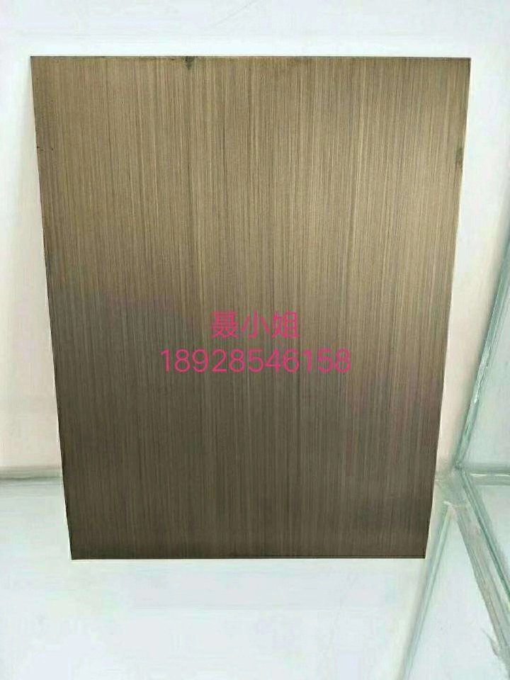 交叉拉絲青古銅不銹鋼板 啞光納米青古銅板  抗指紋仿銅板生產(chǎn)廠家
