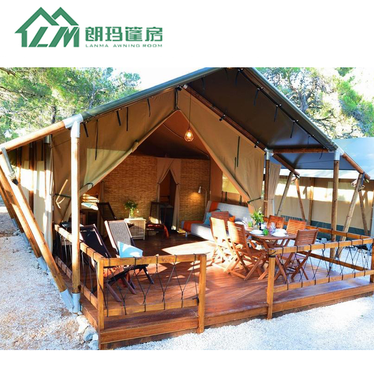 豪華酒店帳篷民宿 草原風(fēng)格戶外民宿帳篷 野外營地帳篷酒店 旅屋帳篷