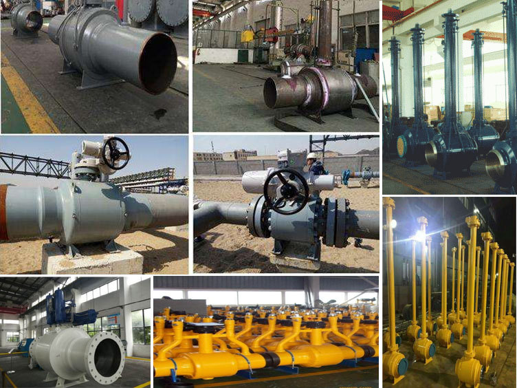 全焊接球閥 暖氣供熱力閥門 天然氣加長桿直埋地式焊接球閥