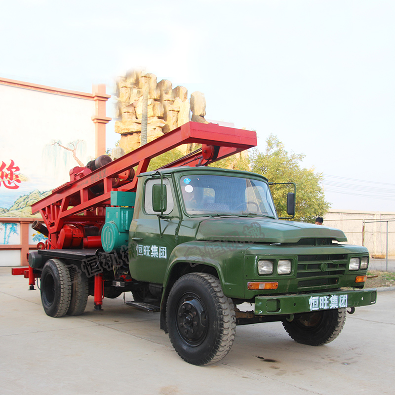 恒旺 6寸車載式反循環(huán)鉆機 HW-150反循環(huán)打樁機 大口徑井樁鉆機 每天效率100米