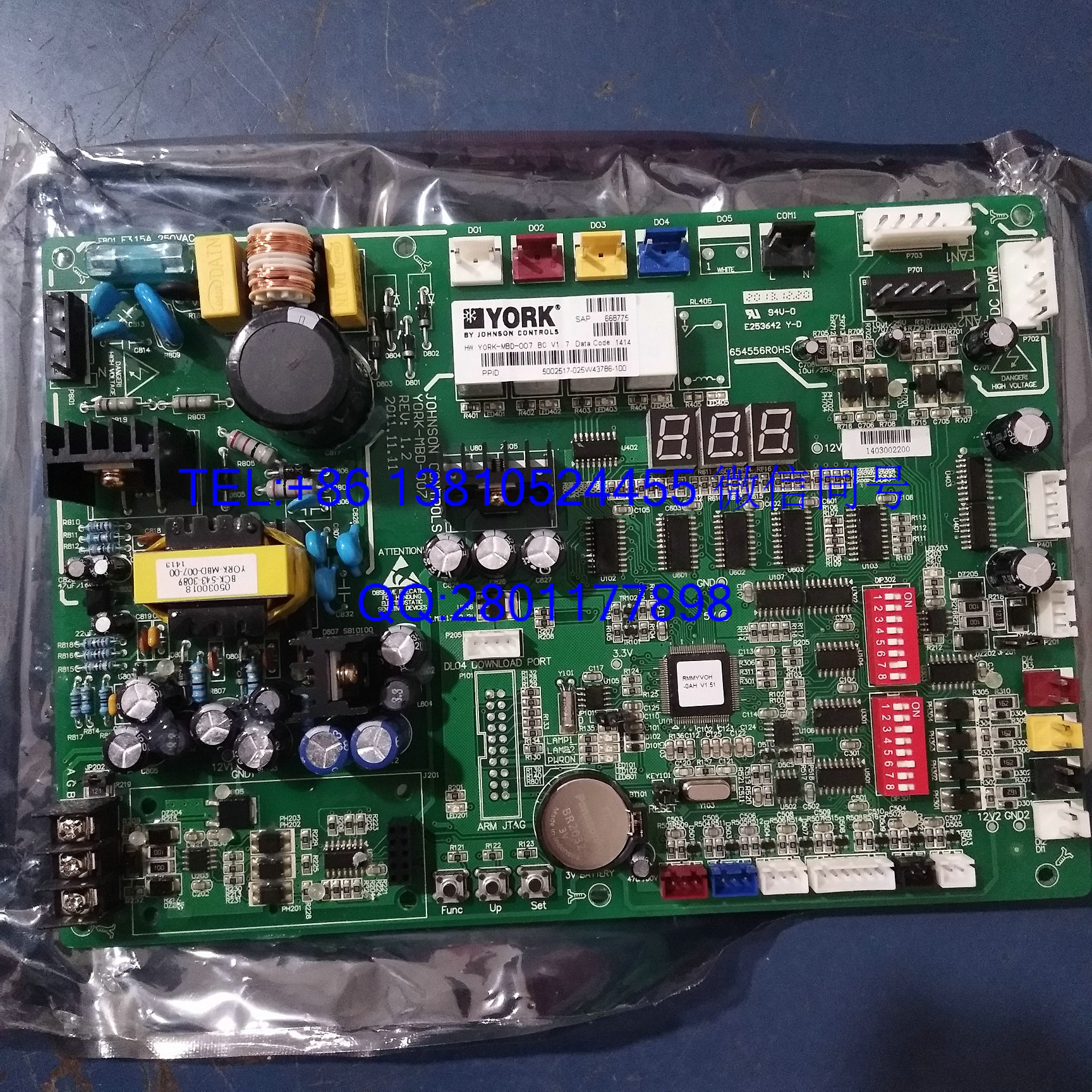 約克025W43786-100 YVOH主板(668775)