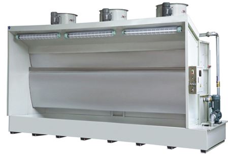 山東廠價直銷水簾柜 無泵水幕漆霧凈化設(shè)備 漆霧凈化設(shè)備價格