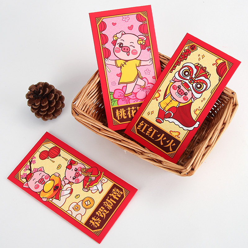 新款創(chuàng)意* 創(chuàng)意* 新年*千百元通用禮金袋大吉大利* *創(chuàng)意