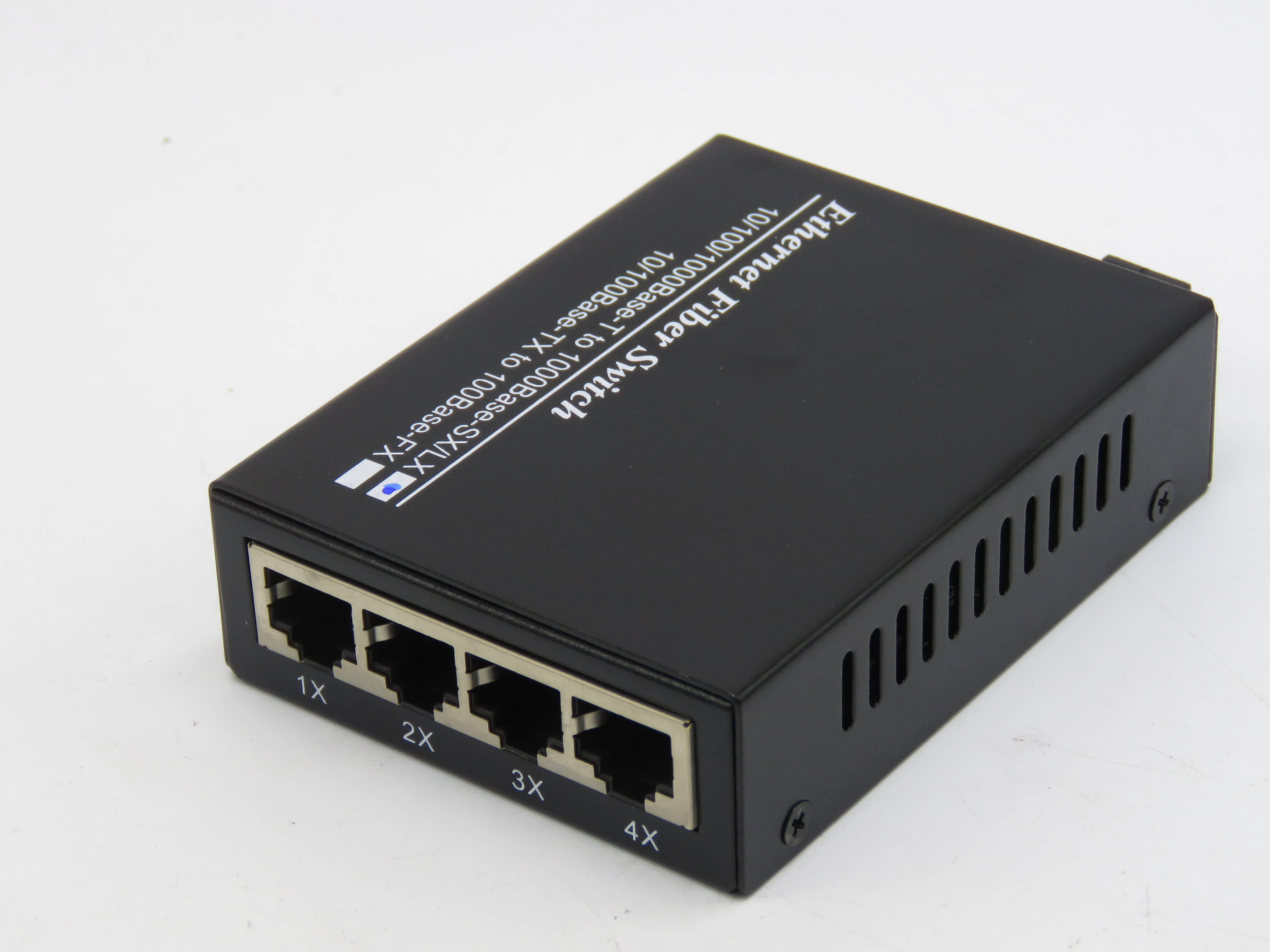 百兆1光4電單模單纖光纖收發(fā)器