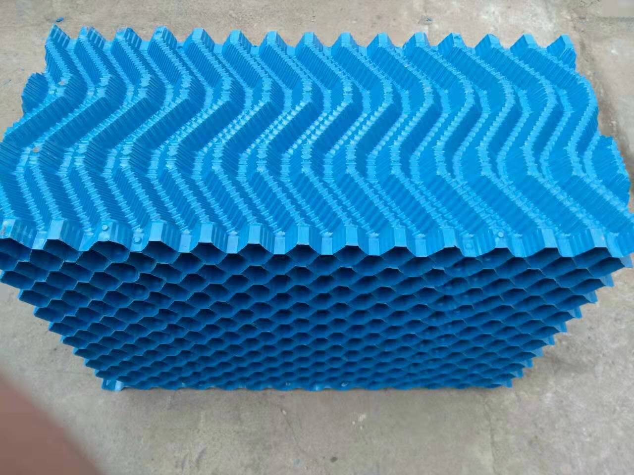 德州卓建方形橫流冷卻塔填料散熱片 涼水塔淋水片 散熱快通風效果佳