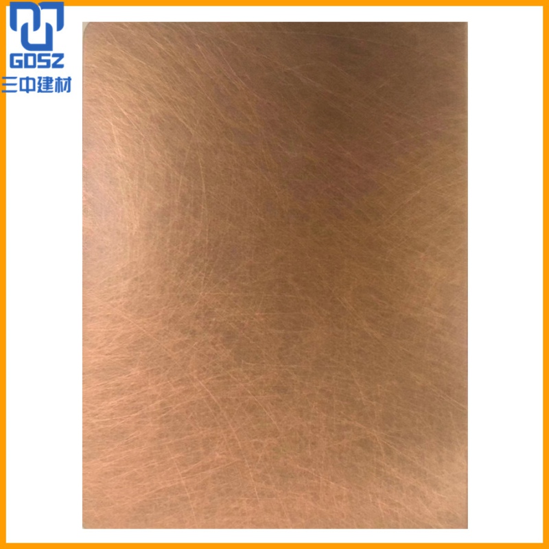 仿古拉絲鋁板 鋁板的拉絲工藝