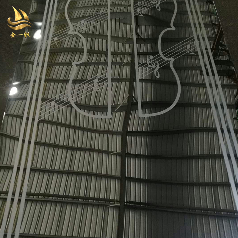 鏡面蝕刻鍍玫板 不銹鋼蝕刻板加工，鏡面蝕刻鍍玫瑰