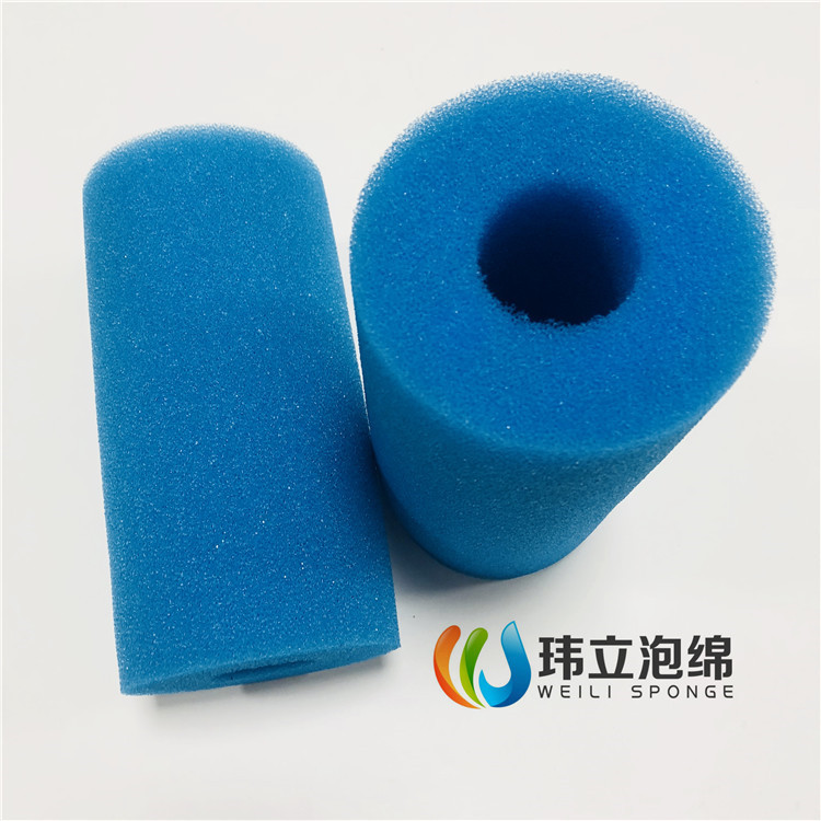 工廠供應(yīng)高密度過濾棉 過濾海綿管/圓柱