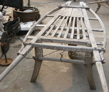 木制古代獨(dú)輪車 實(shí)用手推車工藝品廠家直銷