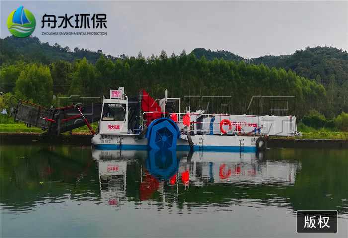舟水水上割草船水葫蘆打撈船河道保潔船