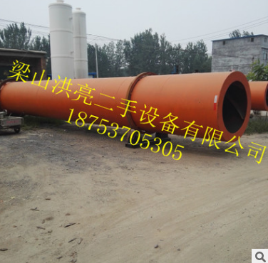 供應(yīng)8m-20m二手滾筒烘干機(jī) 滾筒烘干設(shè)備 三筒烘干機(jī) 附件齊全