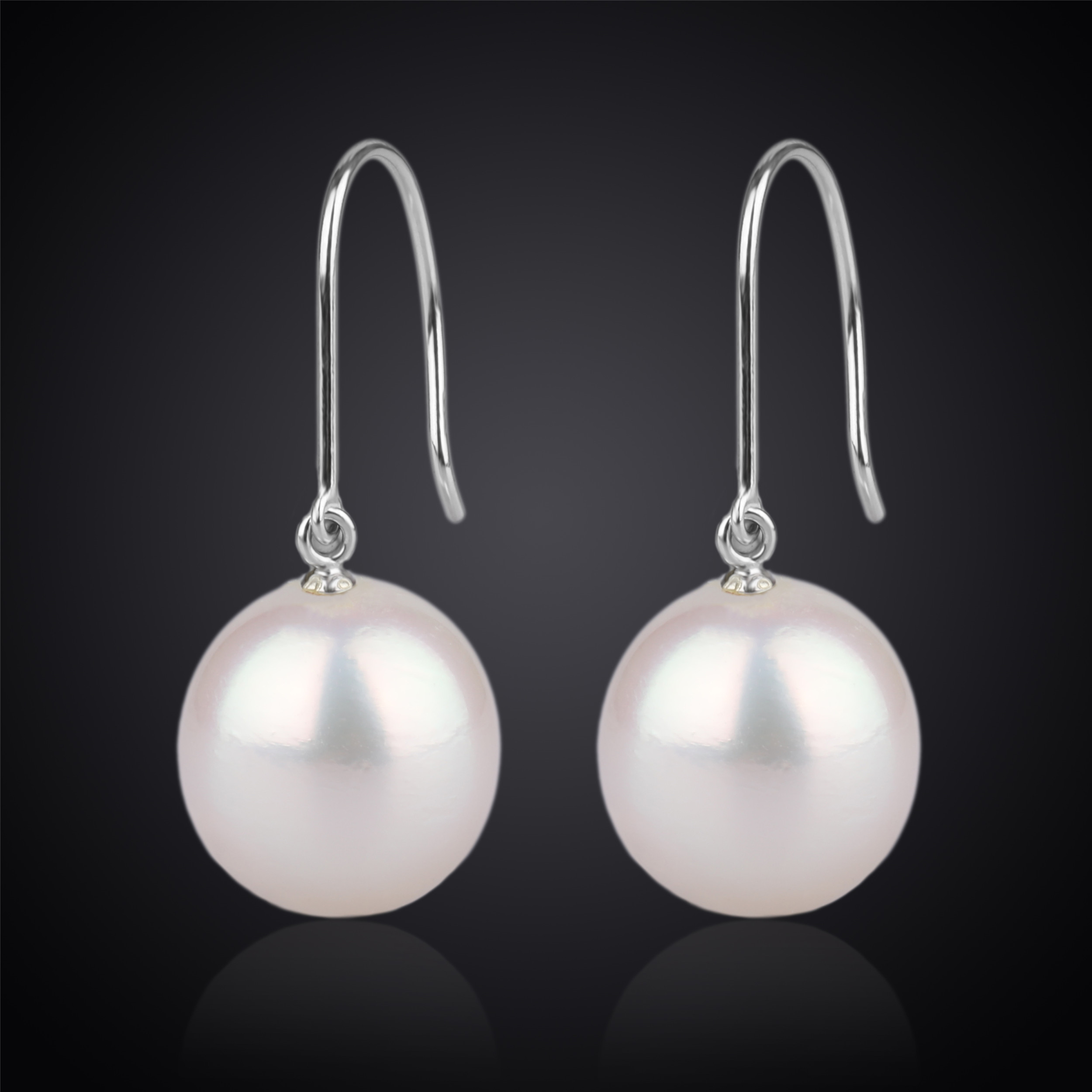 佰懿薈珠寶商城18K金天然珍珠耳