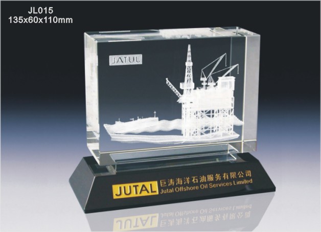 水晶激光內(nèi)雕定制 三維立體3D輪船模型 開業(yè)商務(wù)紀(jì)念禮品擺件