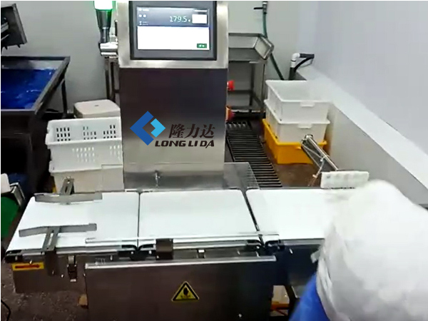 在線自動(dòng)檢重秤 稱重選別機(jī) 自動(dòng)稱重機(jī) 青島隆力達(dá)