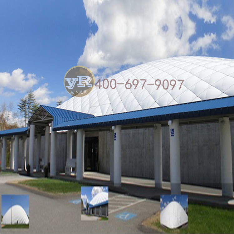 廠家專業(yè)設(shè)計(jì)景觀張拉膜結(jié)構(gòu)大型充氣膜帳篷工業(yè)環(huán)保膜建筑體育場(chǎng)