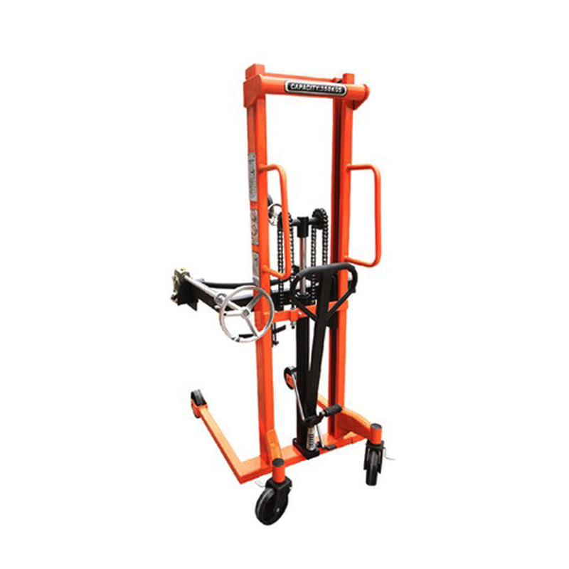 油桶堆高車，油桶翻轉車，油桶倒料